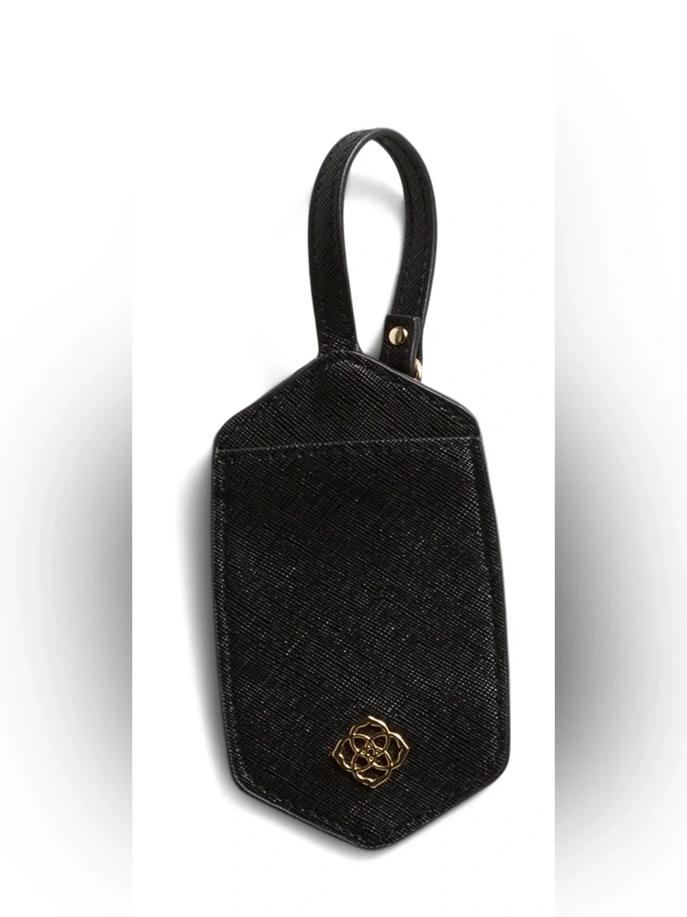Kendra Scott Pebbled Leather Luggage Tag - Picture 1 of 7